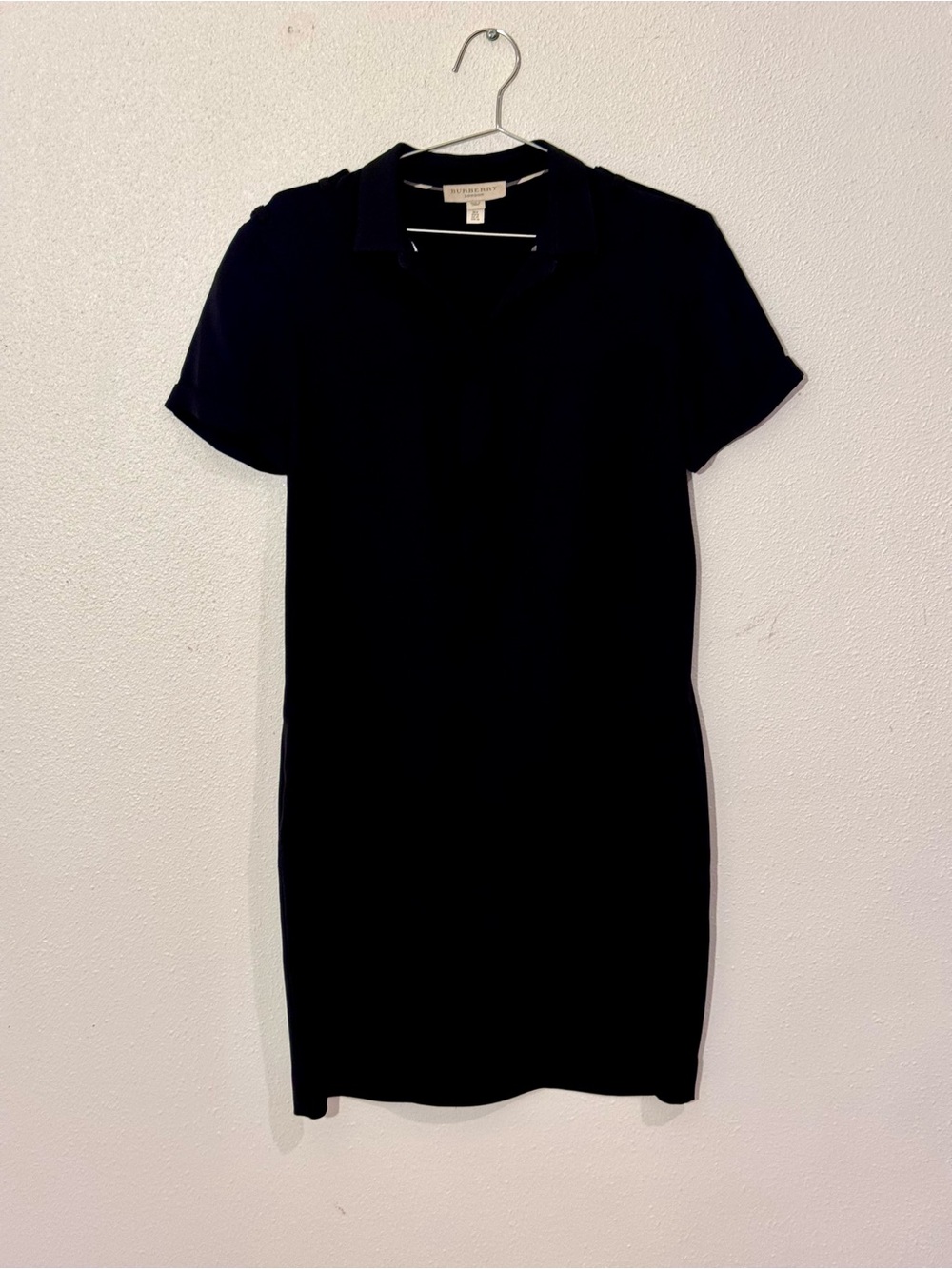 Burberry London black silk shirt dress 🖤